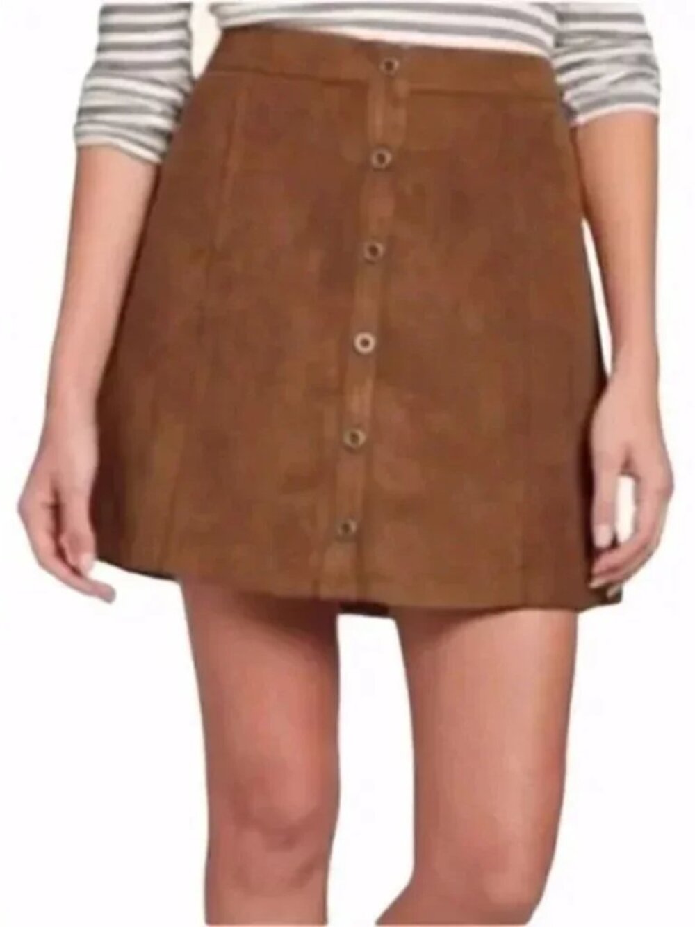 Hollister Faux Suede Mini Skirt Sz 3